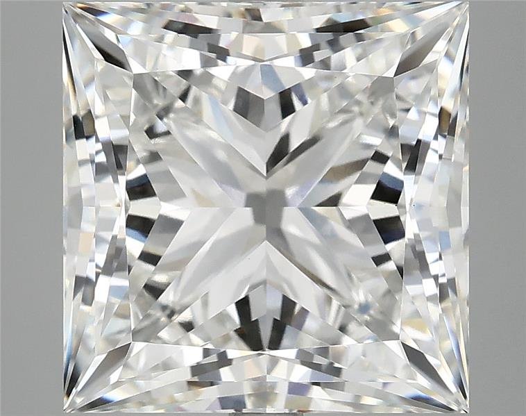 8.02ct F VVS2 Rare Carat Ideal Cut Princess Lab Grown Diamond
