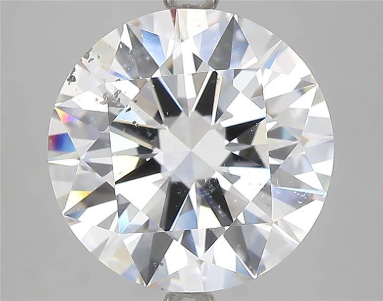 5.33ct G SI2 Rare Carat Ideal Cut Round Diamond