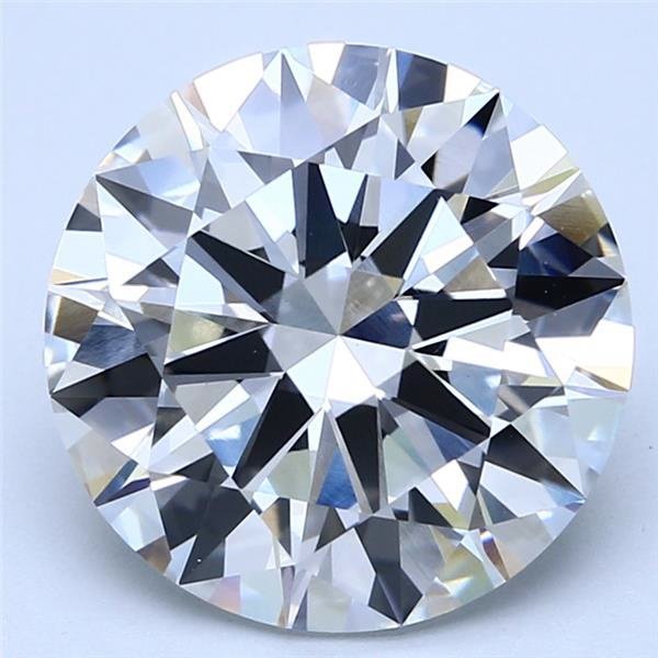 6.16ct F VVS2 Excellent Cut Round Lab Grown Diamond