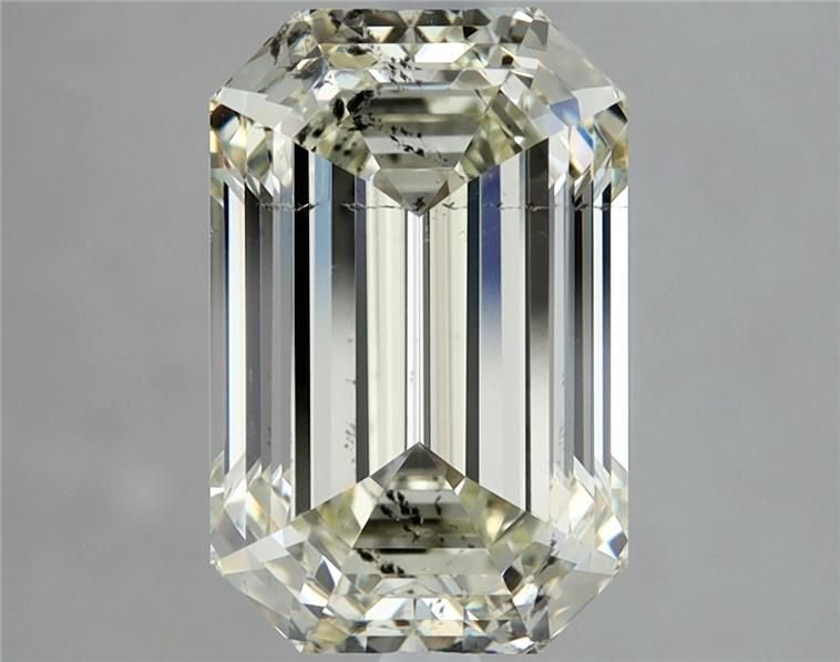 3.01ct K SI2 Very Good Cut Emerald Diamond