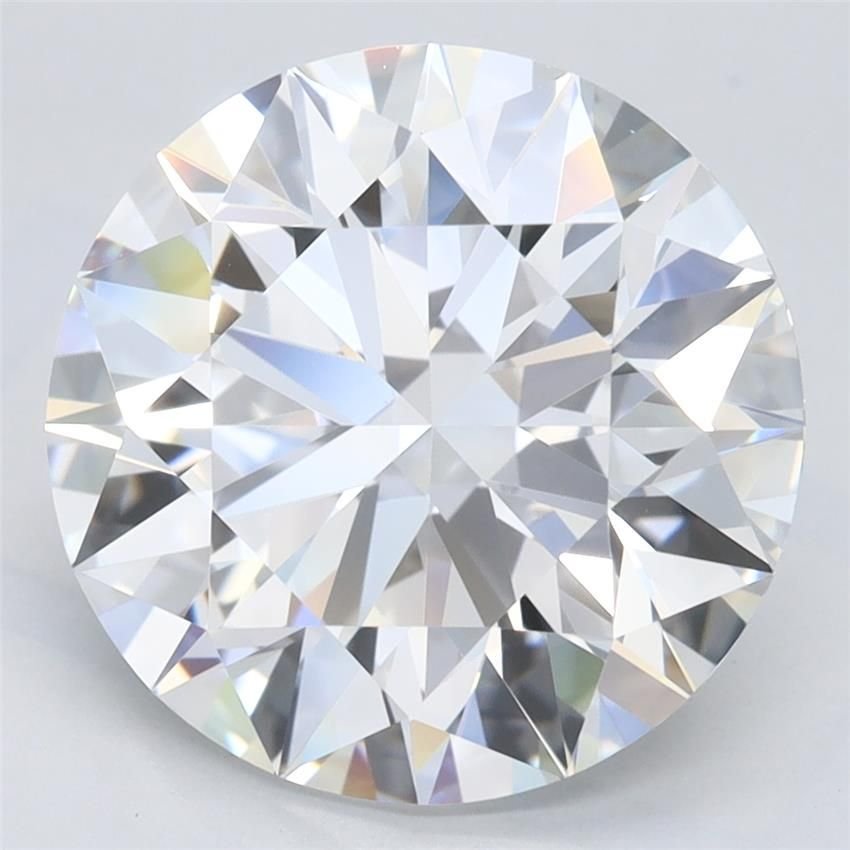 4.39ct D FL Rare Carat Ideal Cut Round Lab Grown Diamond