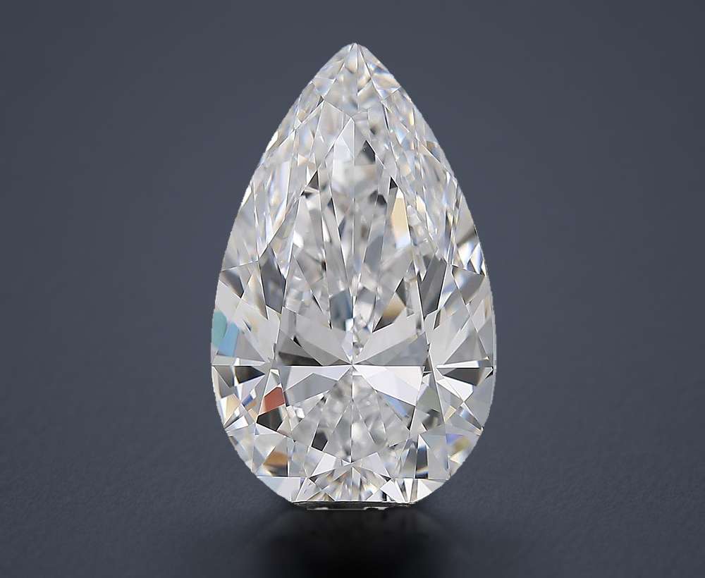 7.01 Carat Pear Natural Diamond