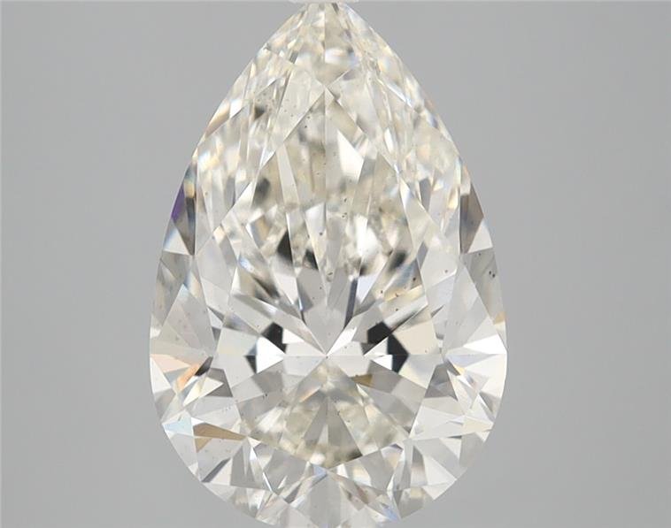 2.68ct H VS2 Rare Carat Ideal Cut Pear Lab Grown Diamond