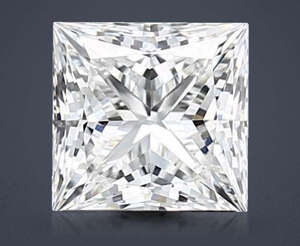 1.60 Carat Princess Lab Diamond
