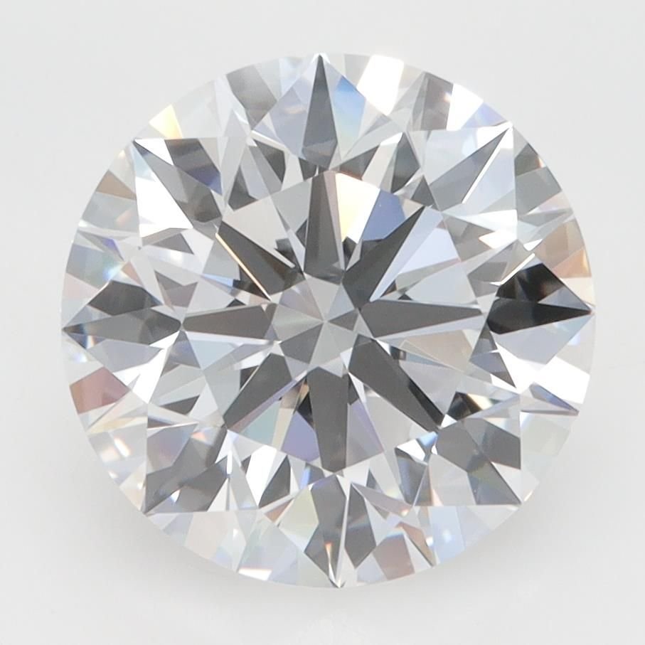 4.11ct D VVS1 Rare Carat Ideal Cut Round Lab Grown Diamond