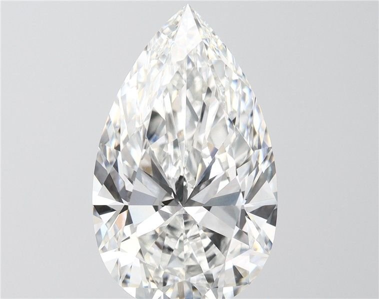10.67ct F VVS2 Rare Carat Ideal Cut Pear Lab Grown Diamond