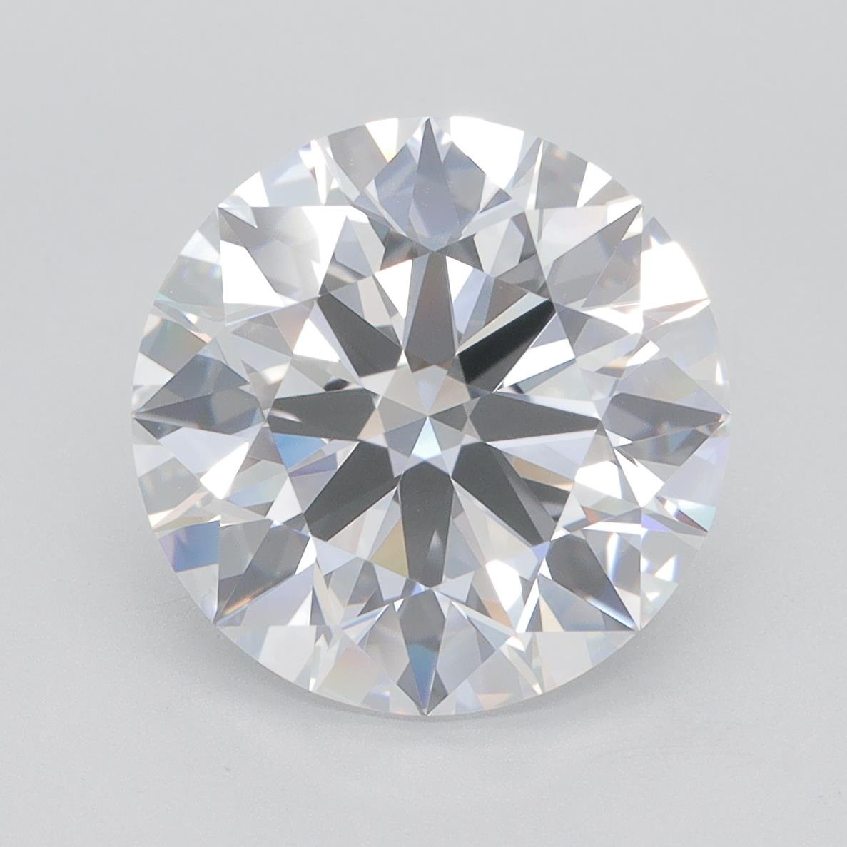 5.03ct D VVS1 Rare Carat Ideal Cut Round Lab Grown Diamond