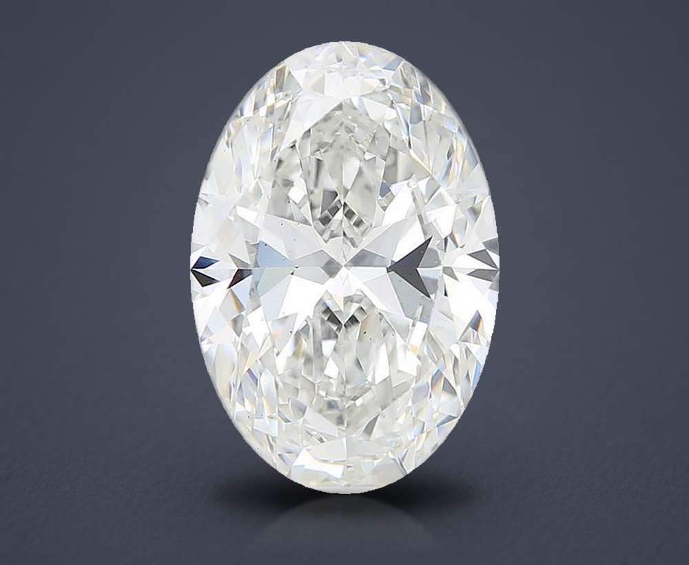 8.39 Carat Oval Lab Diamond