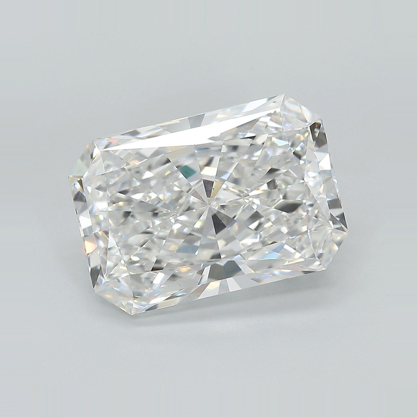 7.19ct E VS2 Rare Carat Ideal Cut Radiant Lab Grown Diamond