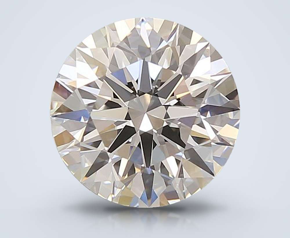 3.08 Carat Round Lab Diamond