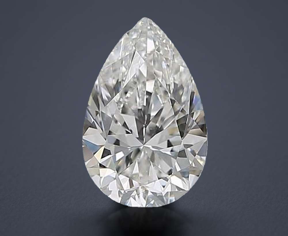 1.80 Carat Pear Natural Diamond