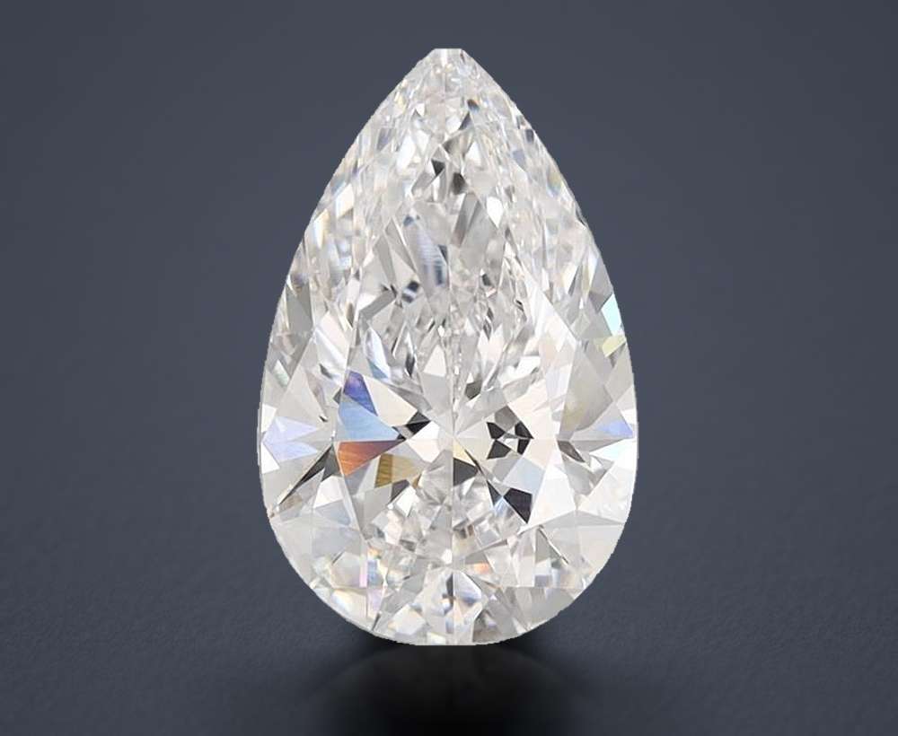 2.00 Carat Pear Lab Diamond
