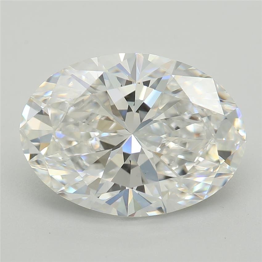 3.08ct D VS1 Rare Carat Ideal Cut Oval Lab Grown Diamond