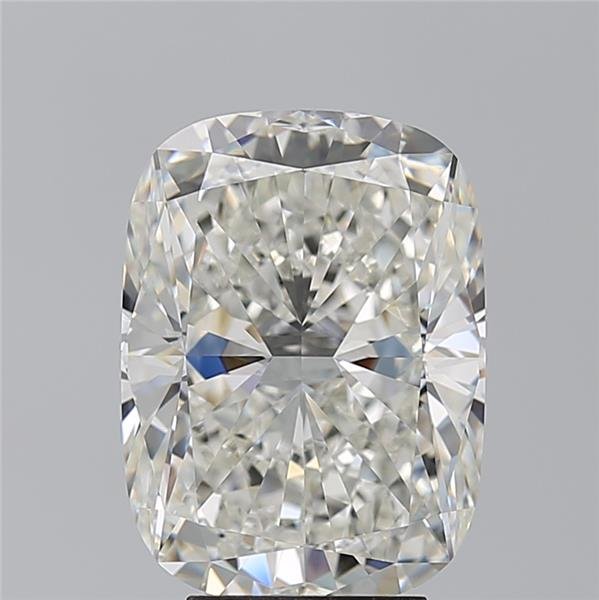 5.12ct H VVS2 Rare Carat Ideal Cut Cushion Diamond