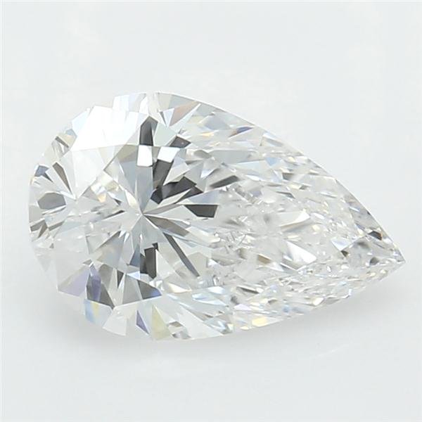 0.62ct D VS2 Rare Carat Ideal Cut Pear Lab Grown Diamond