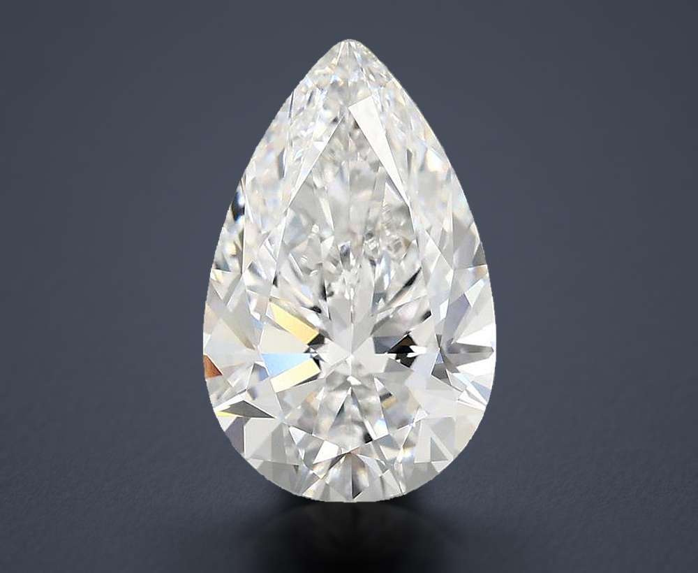 3.00 Carat Pear Lab Diamond