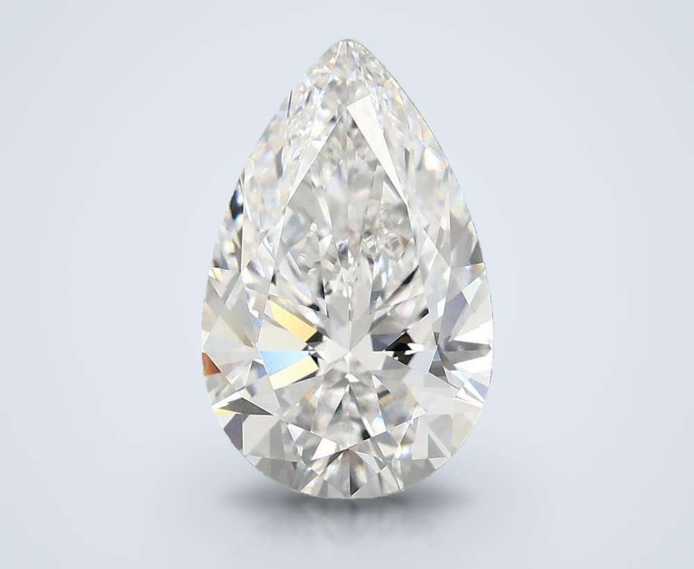 3.00 Carat Pear Lab Diamond
