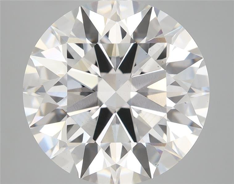 7.32ct F VS2 Rare Carat Ideal Cut Round Lab Grown Diamond