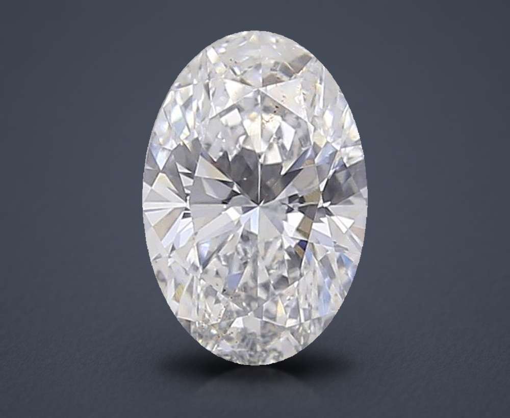 0.60 Carat Oval Lab Diamond