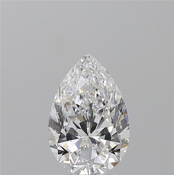 2.73ct D SI2 Very Good Cut Pear Diamond