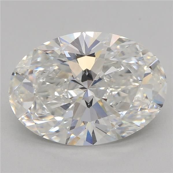 3.04ct F VVS2 Rare Carat Ideal Cut Oval Lab Grown Diamond