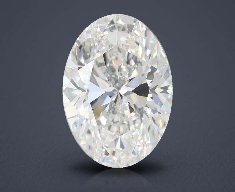 3.70 Carat Oval Lab Diamond