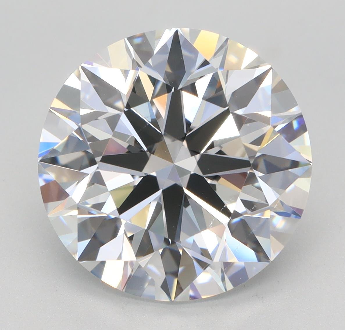 5.00ct F VS2 Rare Carat Ideal Cut Round Lab Grown Diamond