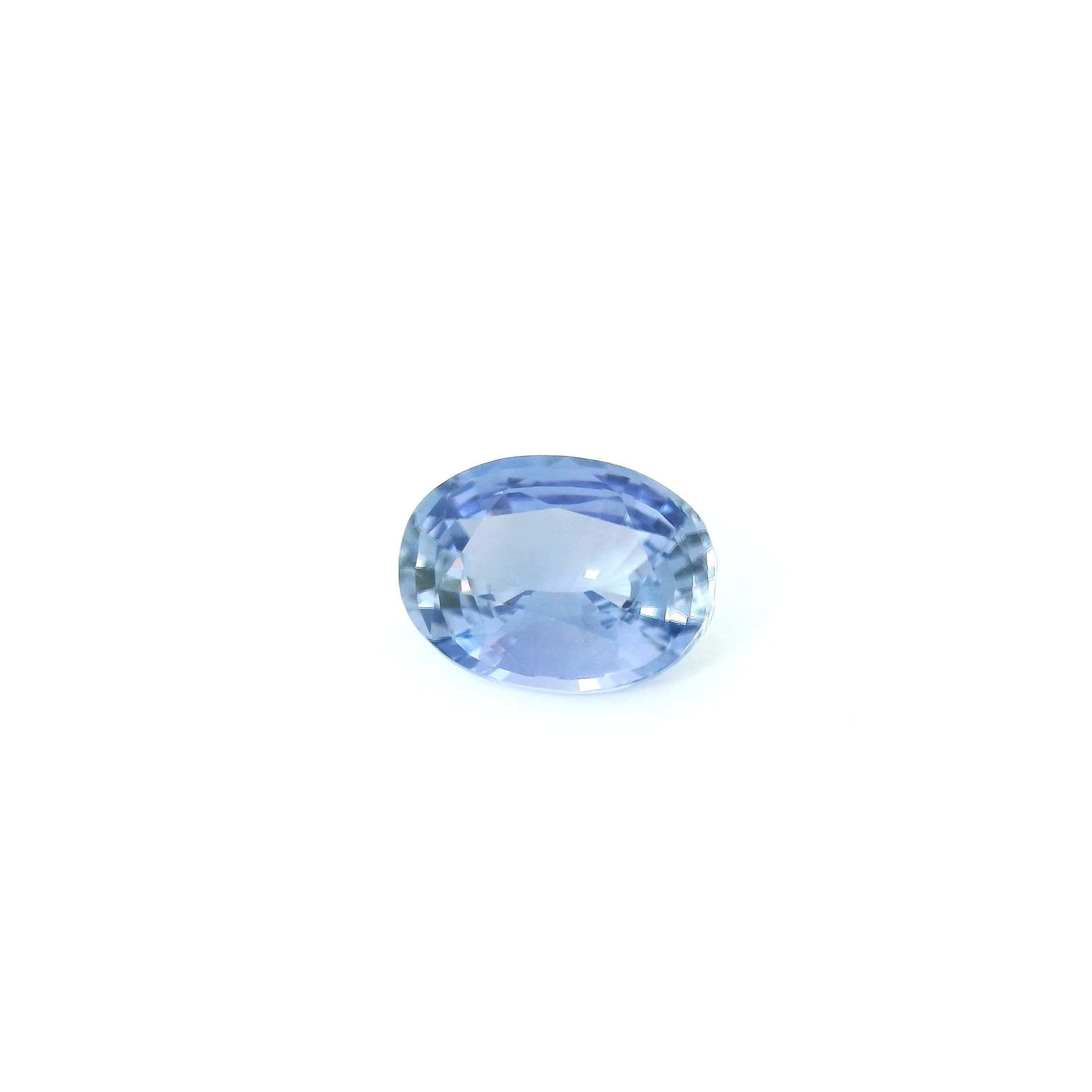 1.18 Carat Blue Oval Sapphire