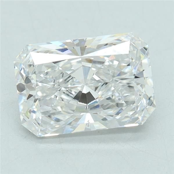 1.09ct D SI1 Rare Carat Ideal Cut Radiant Lab Grown Diamond