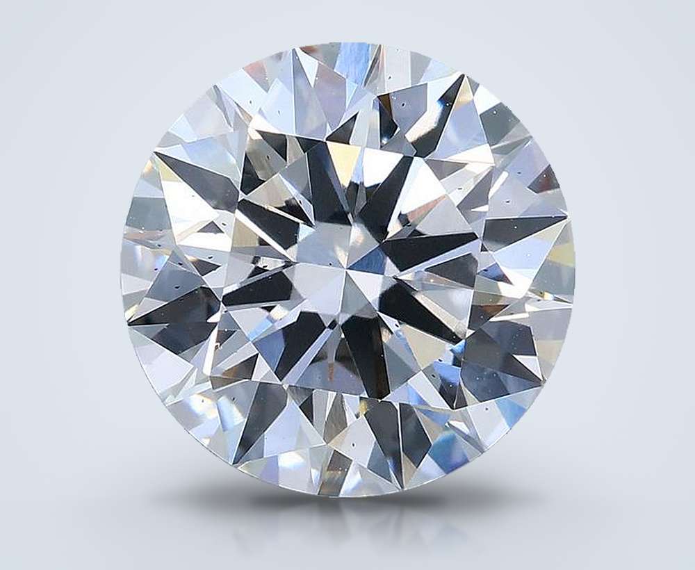 4.09 Carat Round Lab Diamond