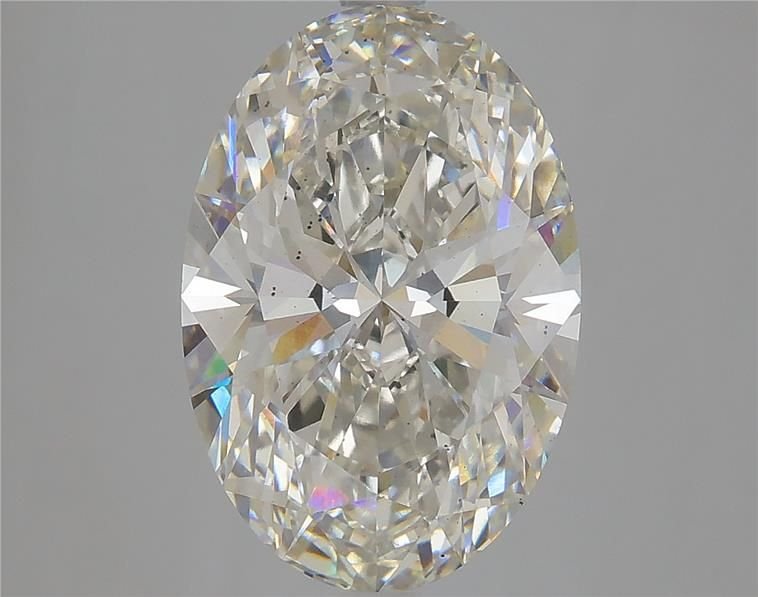 5.09ct I VS2 Rare Carat Ideal Cut Oval Lab Grown Diamond