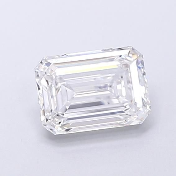 0.97ct D VVS2 Rare Carat Ideal Cut Emerald Lab Grown Diamond