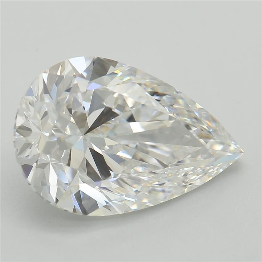 3.55ct E VVS2 Rare Carat Ideal Cut Pear Lab Grown Diamond