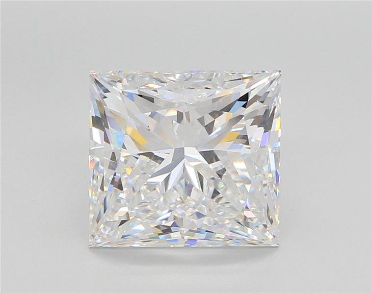 5.03ct E VS2 Rare Carat Ideal Cut Princess Lab Grown Diamond