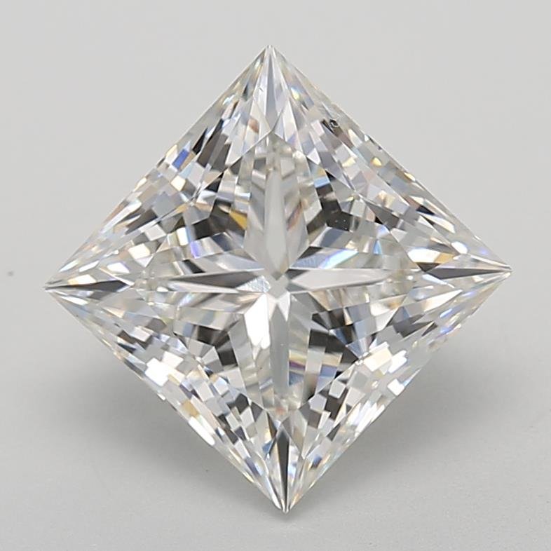 4.26ct G VVS2 Rare Carat Ideal Cut Princess Lab Grown Diamond