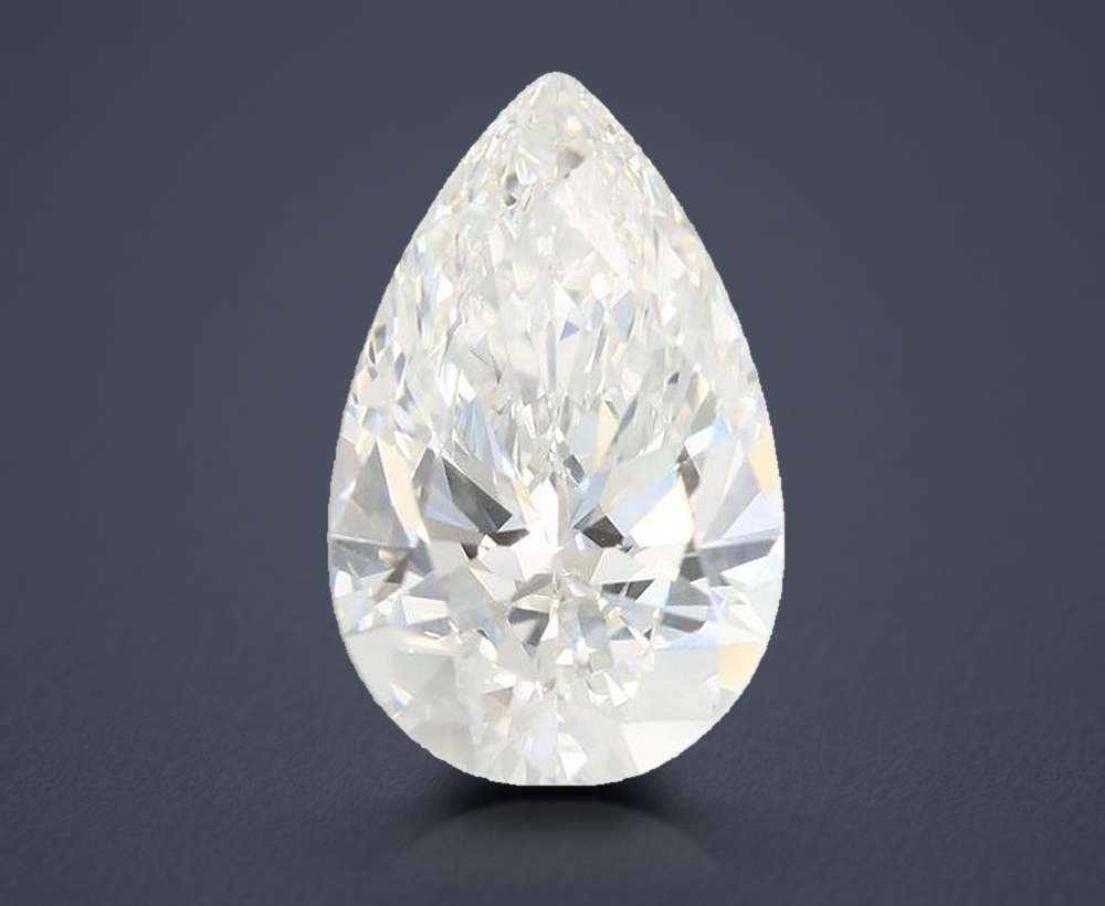4.09 Carat Pear Lab Diamond