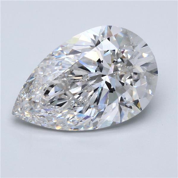 13.23ct F VS1 Rare Carat Ideal Cut Pear Lab Grown Diamond