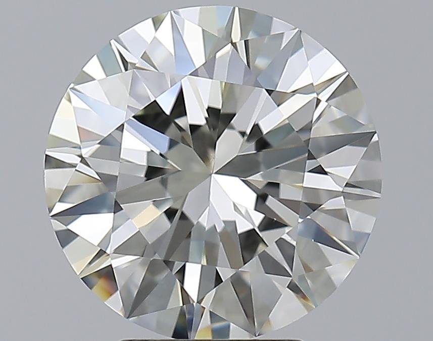 3.78ct K VS1 Rare Carat Ideal Cut Round Diamond