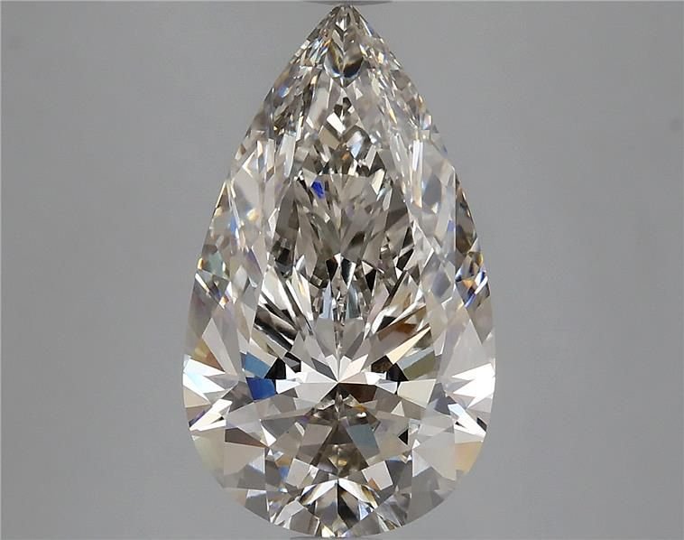 4.55ct J VS1 Rare Carat Ideal Cut Pear Lab Grown Diamond