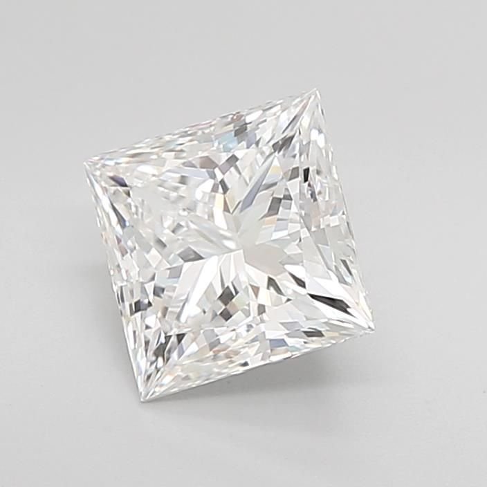 2.03ct E VVS2 Rare Carat Ideal Cut Princess Lab Grown Diamond