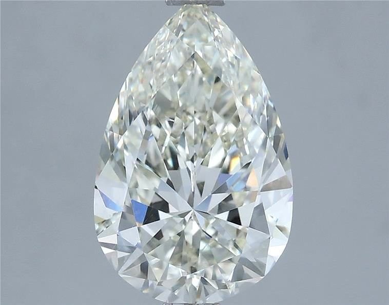 3.51ct J SI1 Very Good Cut Pear Diamond
