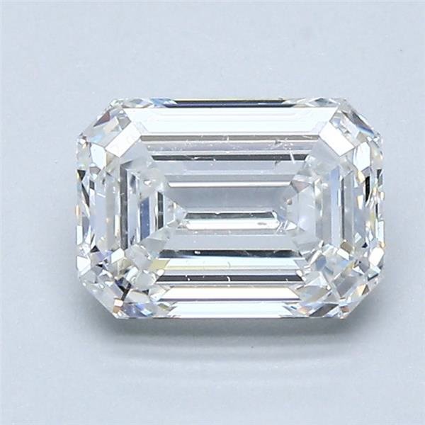 1.23ct G SI1 Rare Carat Ideal Cut Emerald Diamond
