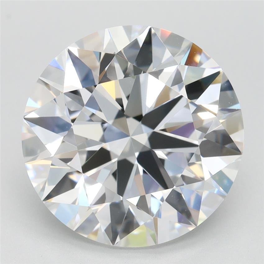 5.04ct D VVS1 Rare Carat Ideal Cut Round Lab Grown Diamond