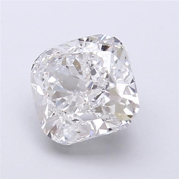 2.53ct D VVS2 Very Good Cut Cushion Lab Grown Diamond