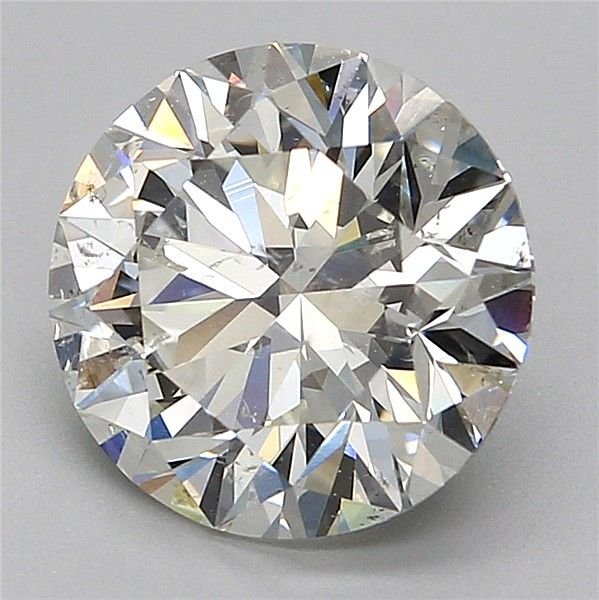 3.20ct J SI2 Rare Carat Ideal Cut Round Diamond