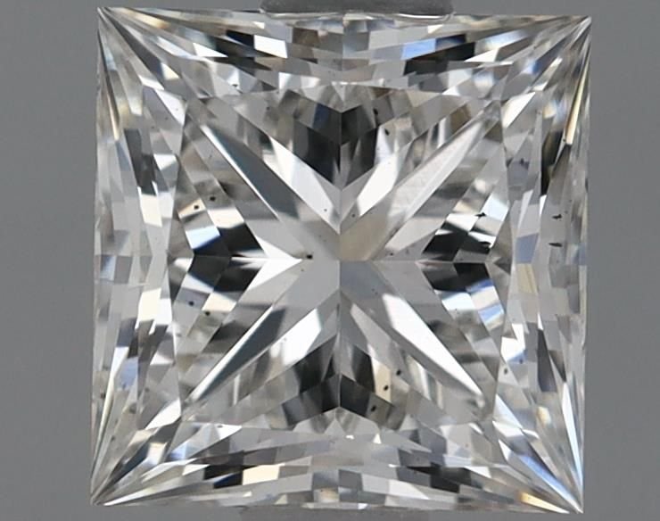 1.08ct H SI1 Rare Carat Ideal Cut Princess Lab Grown Diamond
