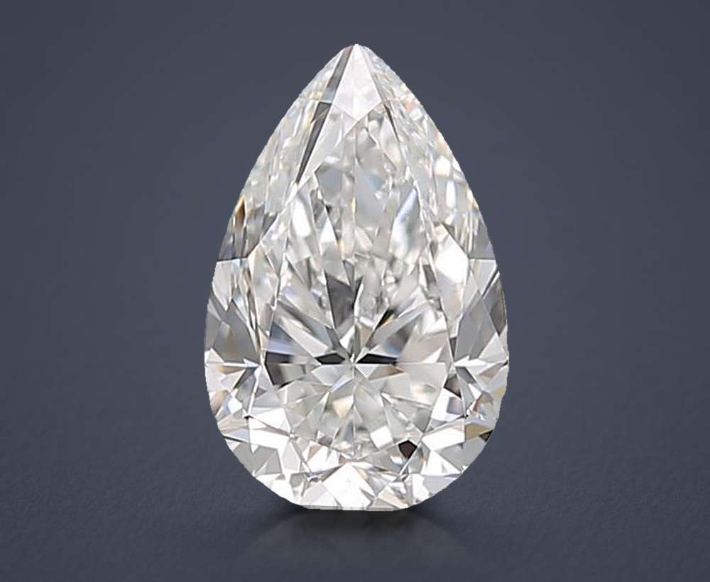 0.70 Carat Pear Natural Diamond