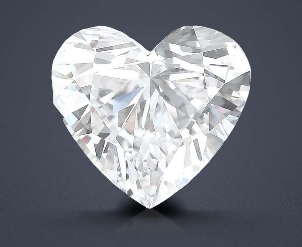 1.00 Carat Heart Lab Diamond