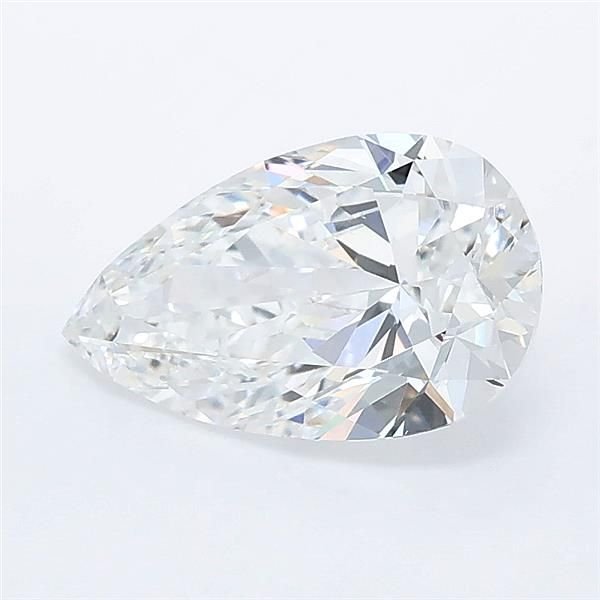 1.56ct E VVS2 Rare Carat Ideal Cut Pear Lab Grown Diamond