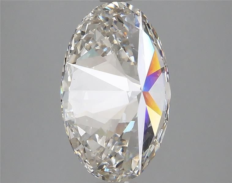 3.12ct H VS2 Rare Carat Ideal Cut Oval Lab Grown Diamond